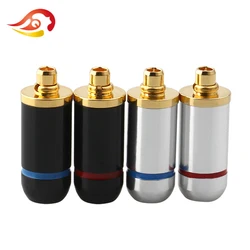 QYFANG 1 Pair Earphone Adapter DIY Pin Line Cable Solder Wire Connector Plug Audio Jack For MMCX UE900 SE535 SE215 W10 W20 W30
