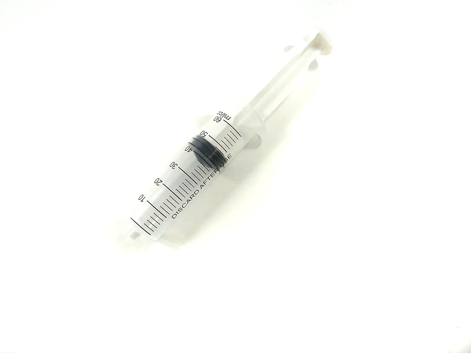 Plastic Syringe 50ml 50cc 60ml Luer Lock Tip without needles ,  Non-sterile , (Pack of 10)