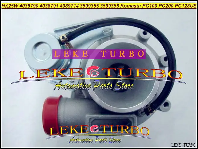 NEW HX25W 4038790 4038791 4089714 3599355 3599356 Turbo Turbocharger For Komastu PC100 PC200 PC128US Engine Excavator 2004-