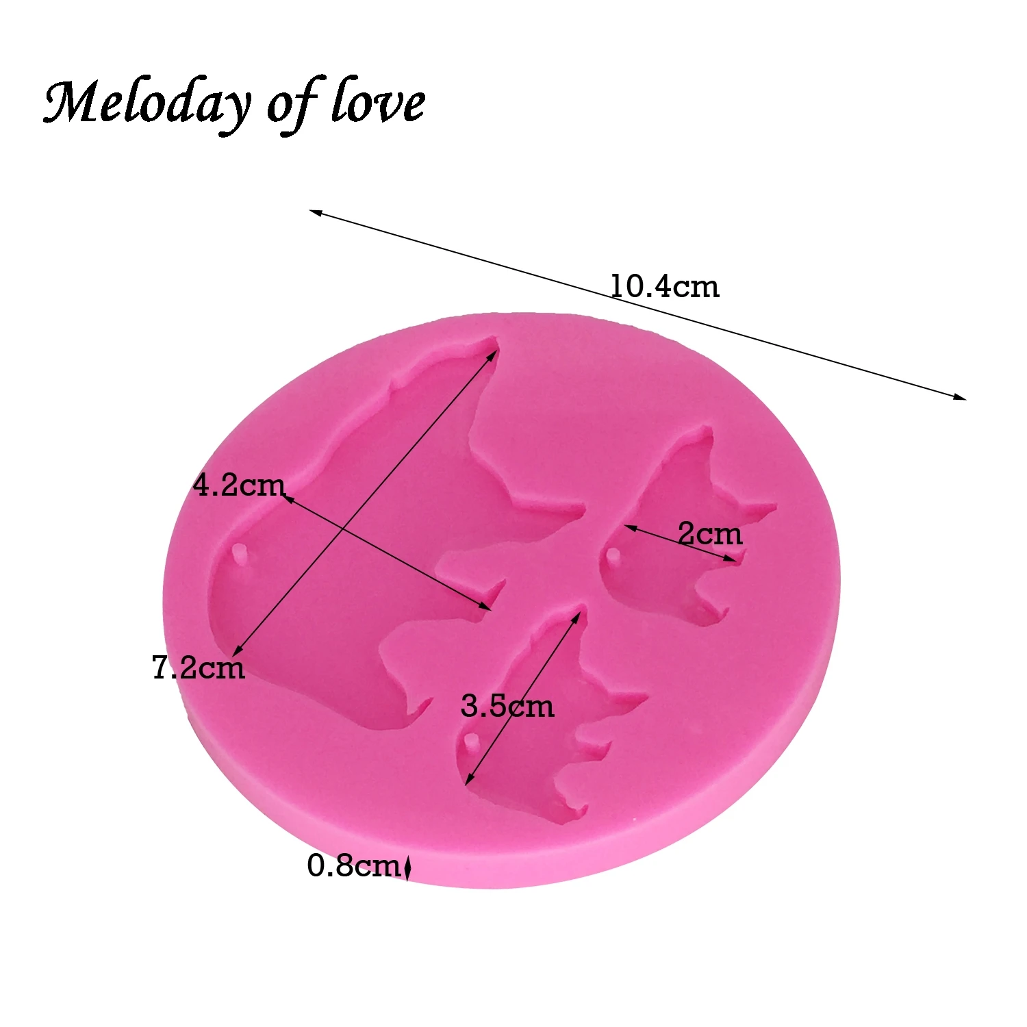 Glossy Finish bear Momma/baby silicone mold diy bear family epoxy resin molds jewelry making custom mold keychain DY0056