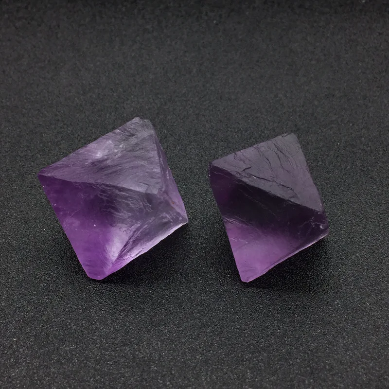 Natural Purple Green Fluorite Octahedral Cube Raw Gemstone Crystal stones and minerals