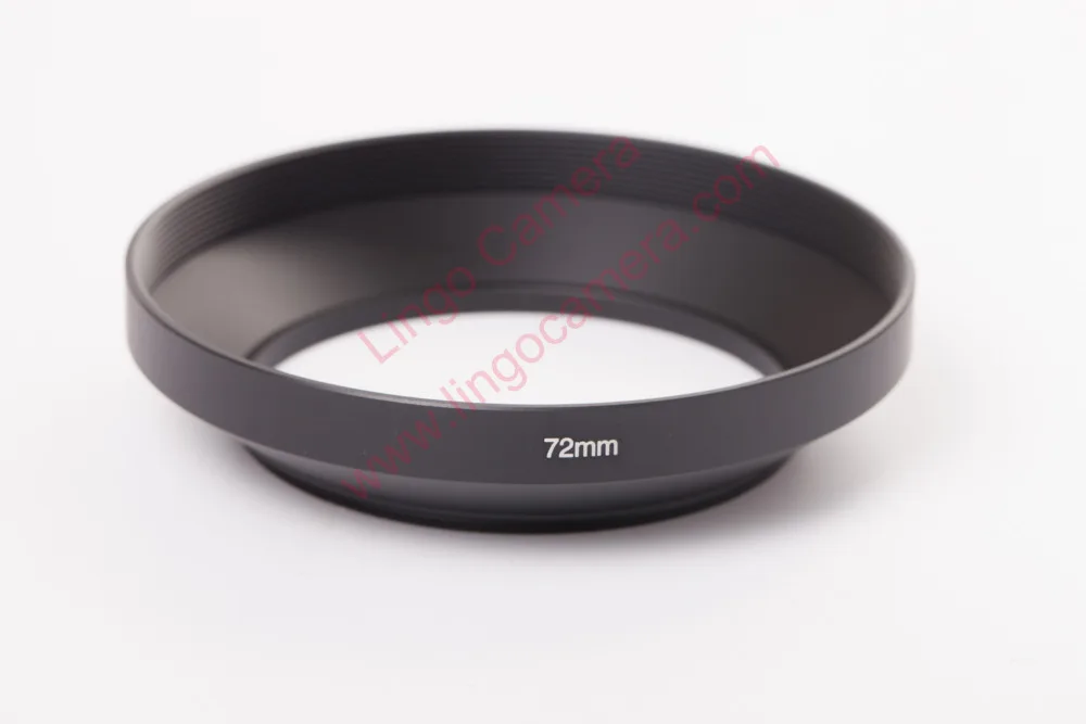 67 72 77 82mm Wide-Angle Metal Lens Hood for Canon Nikon Olympus Pentax Sony