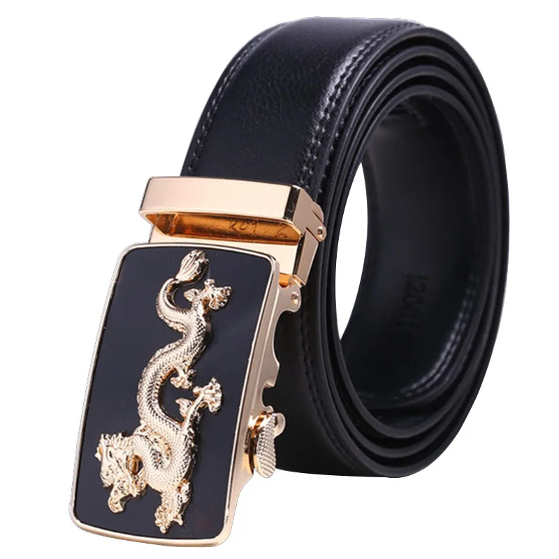 

Fashion Men belt Chinese style Alloy Automatic buckle belt high quality business affairs casual solid color belt Men