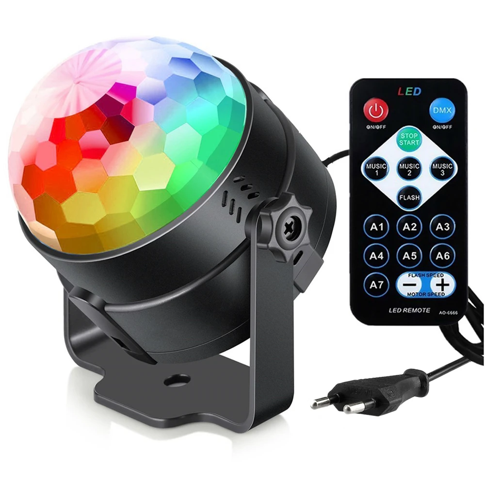 

RGB led disco light Ball dmx led Stage Light DJ Disco led Laser dj Lights Christmas Party Lights disco ball laser Strobe Effects