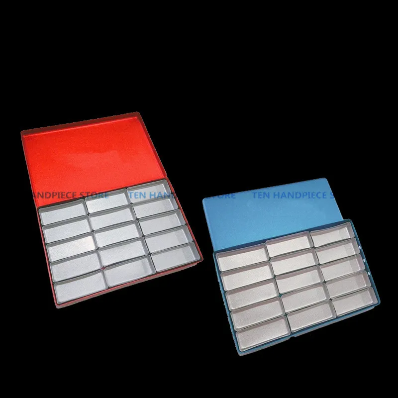 

2019 good quality 1 piece 15 grid bur Disinfection box Needle enlargement needle tip paper tip placement box