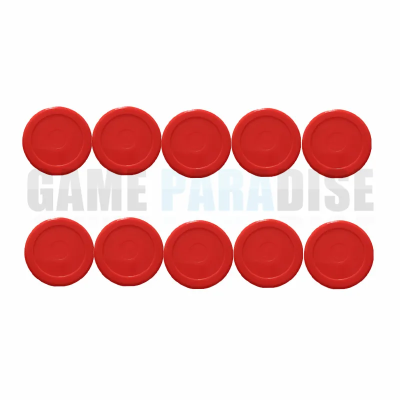 

10 Pcs/Lot 72mm Orange Air Hockey Replacement Pucks For Game Tables Accessories