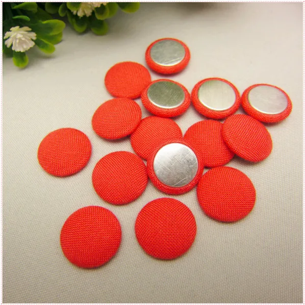 YJHSMY 24 Style 72 pcs mix/Lot 15mm Solid Fabric Covered Cloth Flat back Buttons, garment accessories,Diy BK025-1