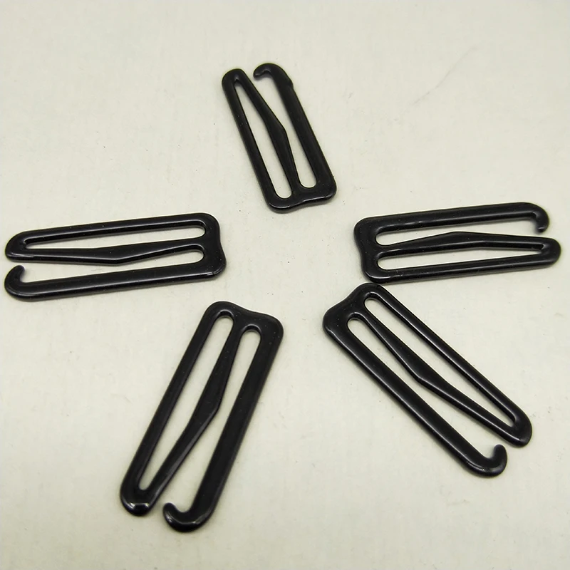 Belt buckle Coated black type 9 metal bar Buckles clips for Lingerie Adjustment accessories DIY High quality 30mm 50pcs/lot