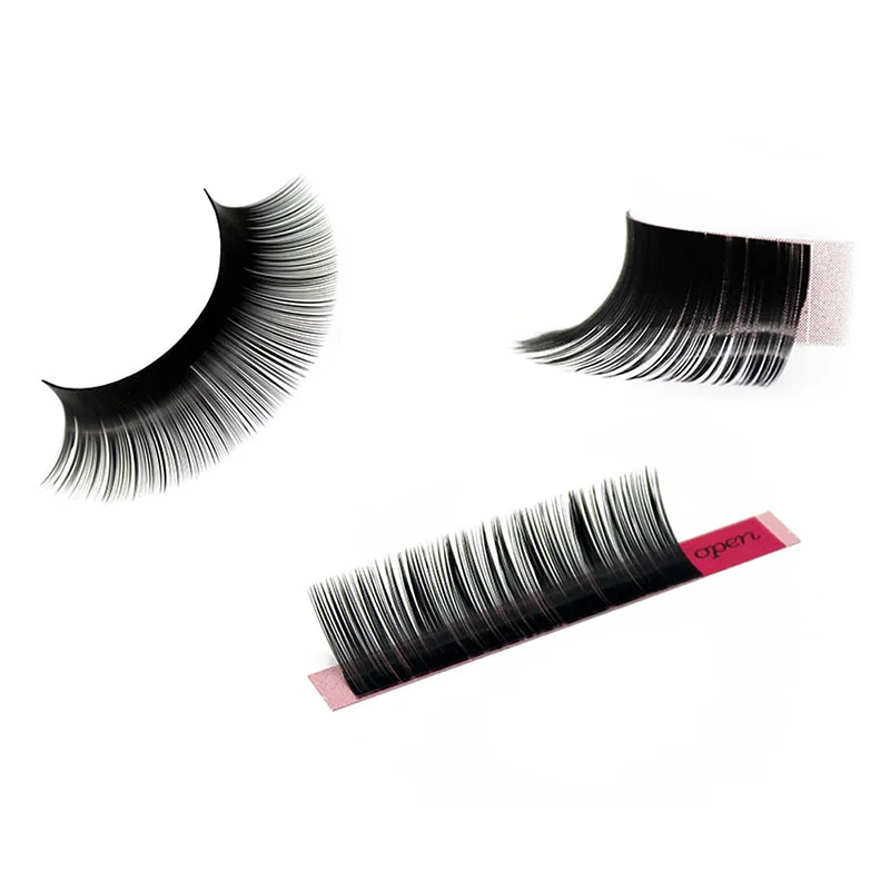 Retail 1 CASE (8/10/12/14mm)Optional C Curve 0.12 Thickness Silk Eyelash Extension Artificial Fake False Eye Lash Eyelashes