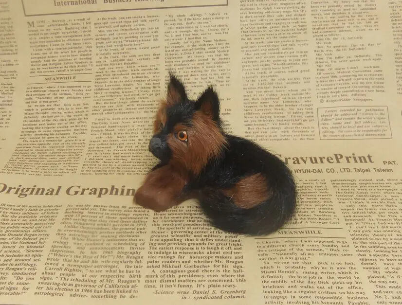 cute small simulation dog toy lifelike Wolfhound  doll gift about 9x8cm