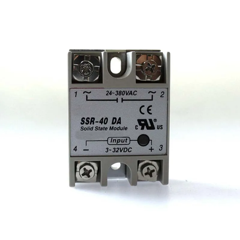 SSR 40A  SSR40A  ssr-40A Solid State Relay Single Phase for SSR Temperature Controller