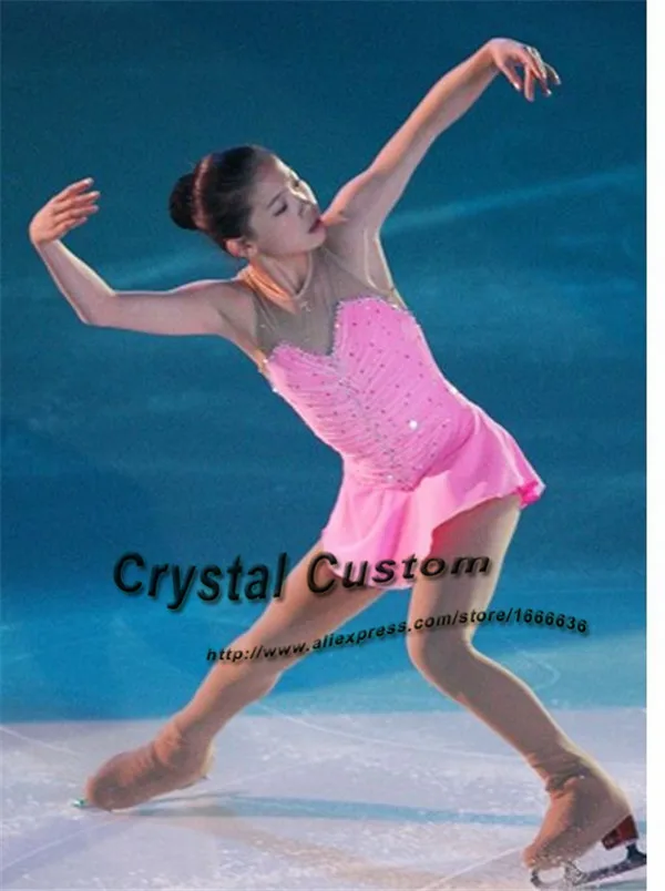 Adult Figure Skating Dresses Crystal New Brand  Vogue Competition Ice Skating Dress DR3288