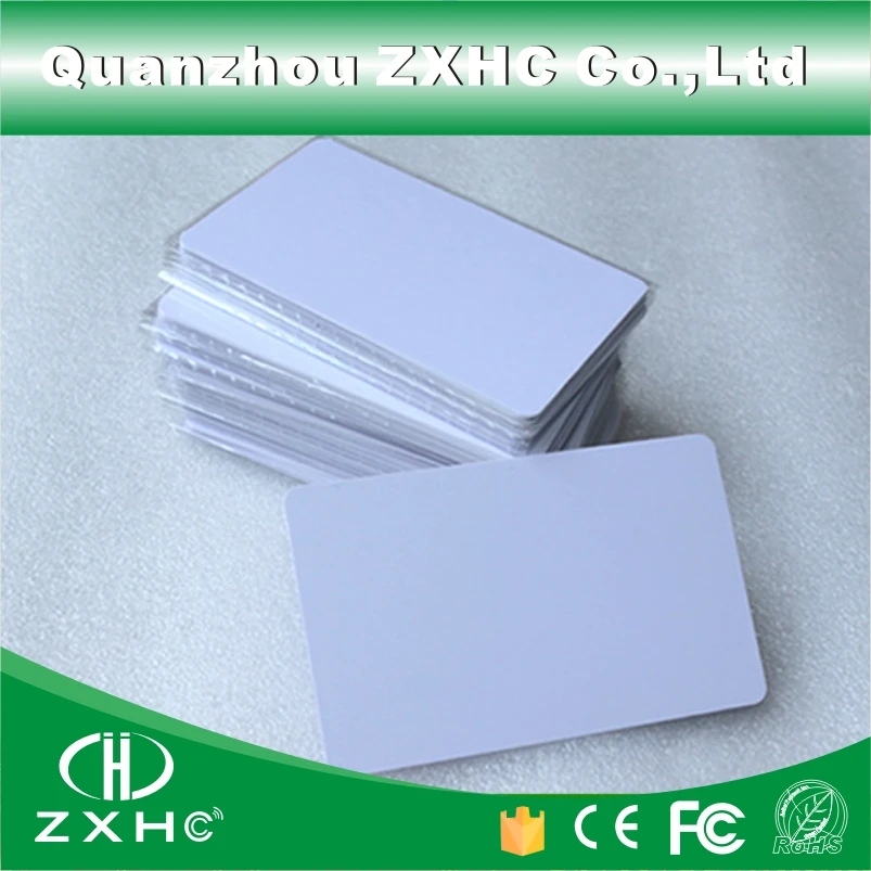 (100pcs) 85.5mmx54mmx0.8mm NFC Tag Ntag216 888 Bytes ISO14443A PVC White Cards For Android,IOS NFC Phones