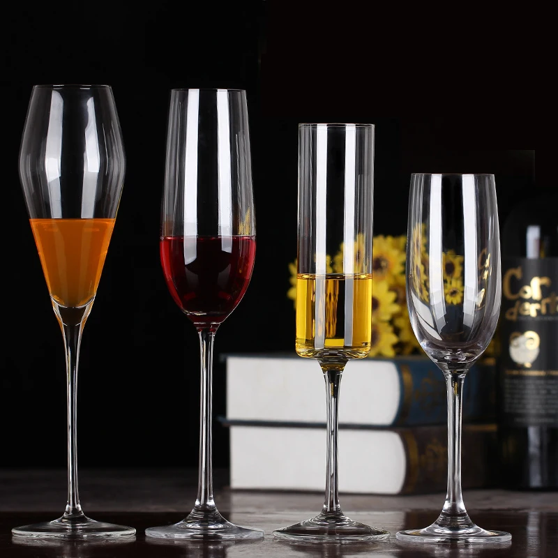 

New Crystal glass Cup Champagne Beer Wine Cup Lead-free goblet Glasses Bar Party Red Wine Glass Champagne Flutes Transparent