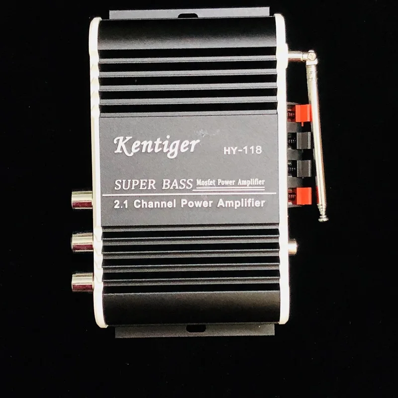 Kentiger HY-118 Bluetooth 2.1+1 4 Channel Output Subwoofer TF\\USB\\FM Audio Power Amplifier Stereo Amplificador Super Bass Dac