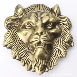 Lion head design belt buckle thickened