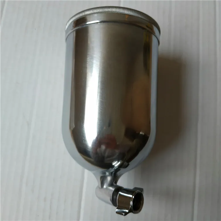 Darmowa wysyłka 400cc plastikowy kubek 400cc aluminiowy kubek 200cc aluminiowy kubek pistolet natryskowy butelka malowanie beczka 1/4 "PF łatwe, aby poradzić sobie z