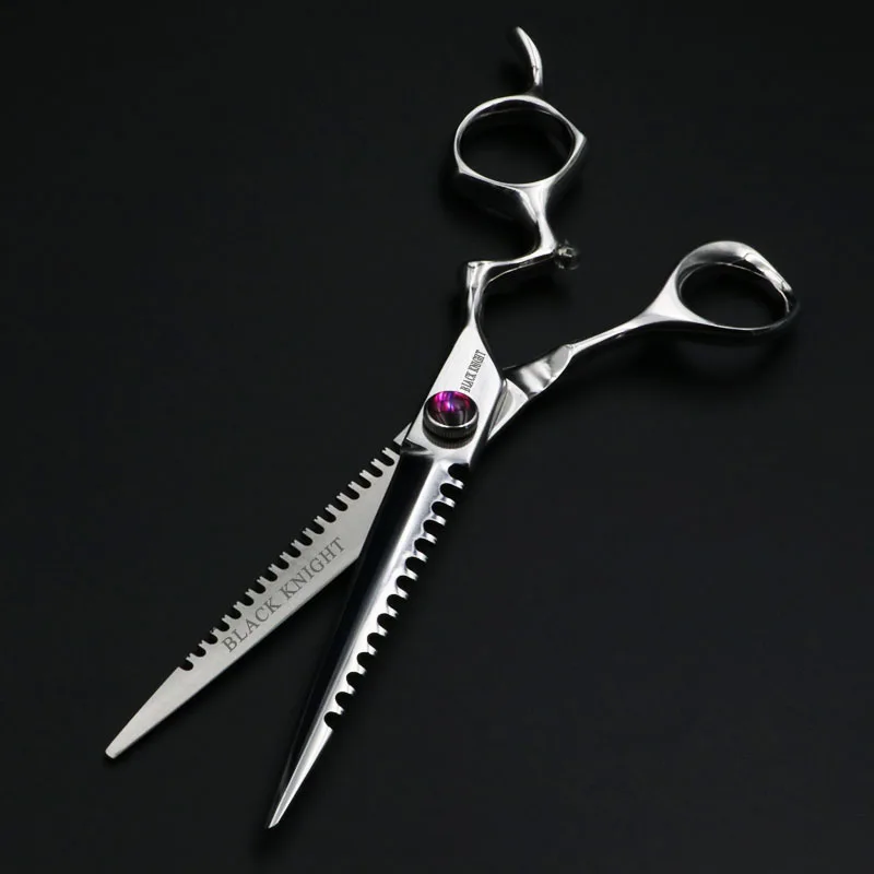 Black Knight 7 Inch Cutting Scissors Professional pet Shears hair Hairdressing Barber Scissors Human & Dogs & Cats