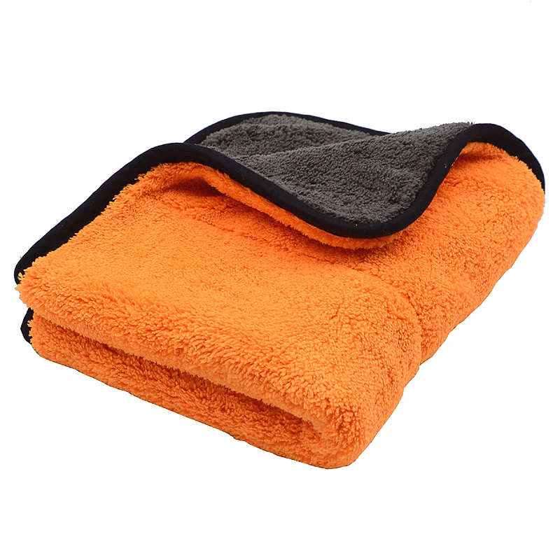 

800GSM 45cmx38cm Super Thick Plush Microfiber Car Cleaning Cloths Car Care Microfibre Wax Polishing Detailing Towels Soft