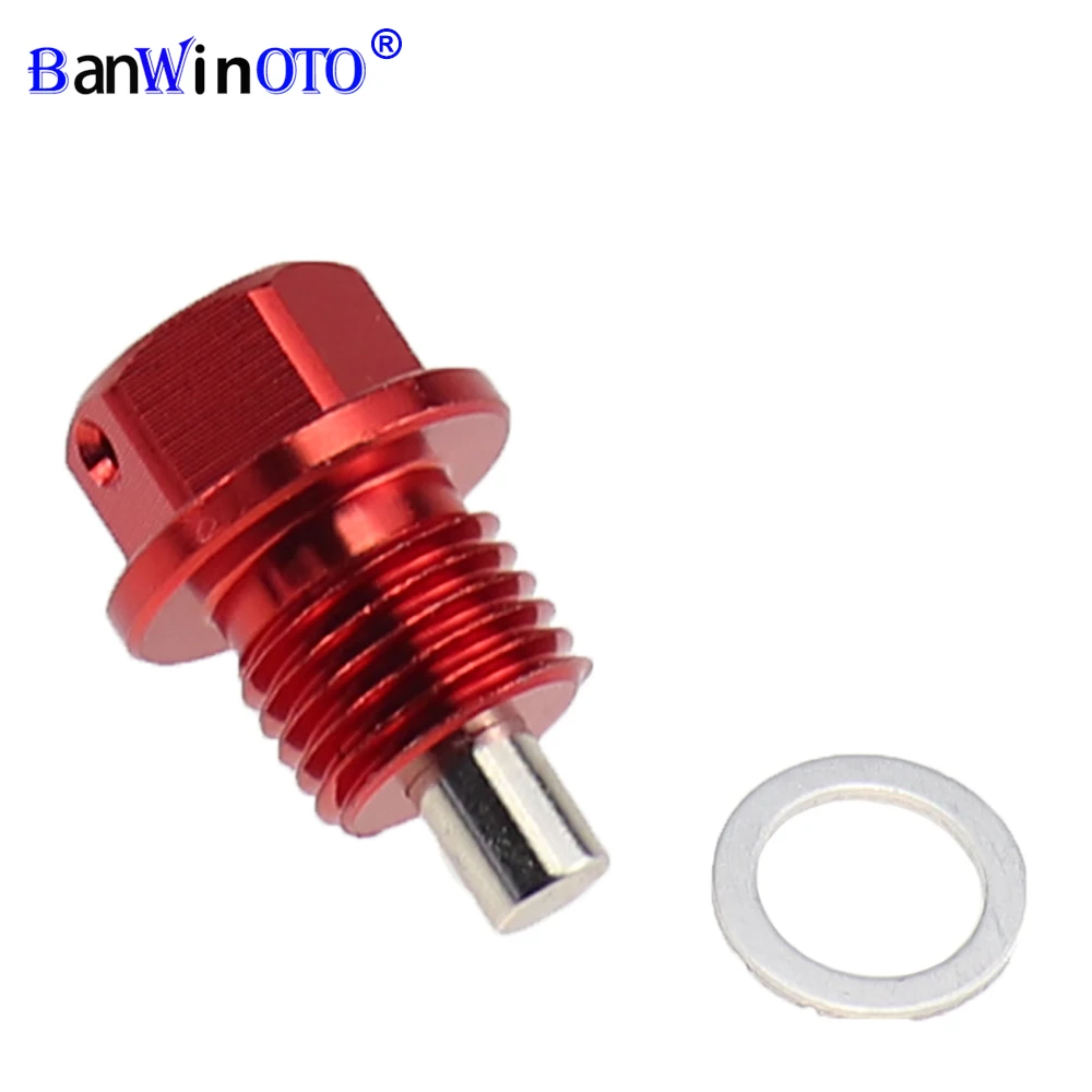 JDM Oil Drain Plug Bolt Magnetic Engine Oil Pan Drain Nut Magnets For Passat Nissan Toyota peugeot M12x1.25/M12x1.5/M14x1.5x1.25