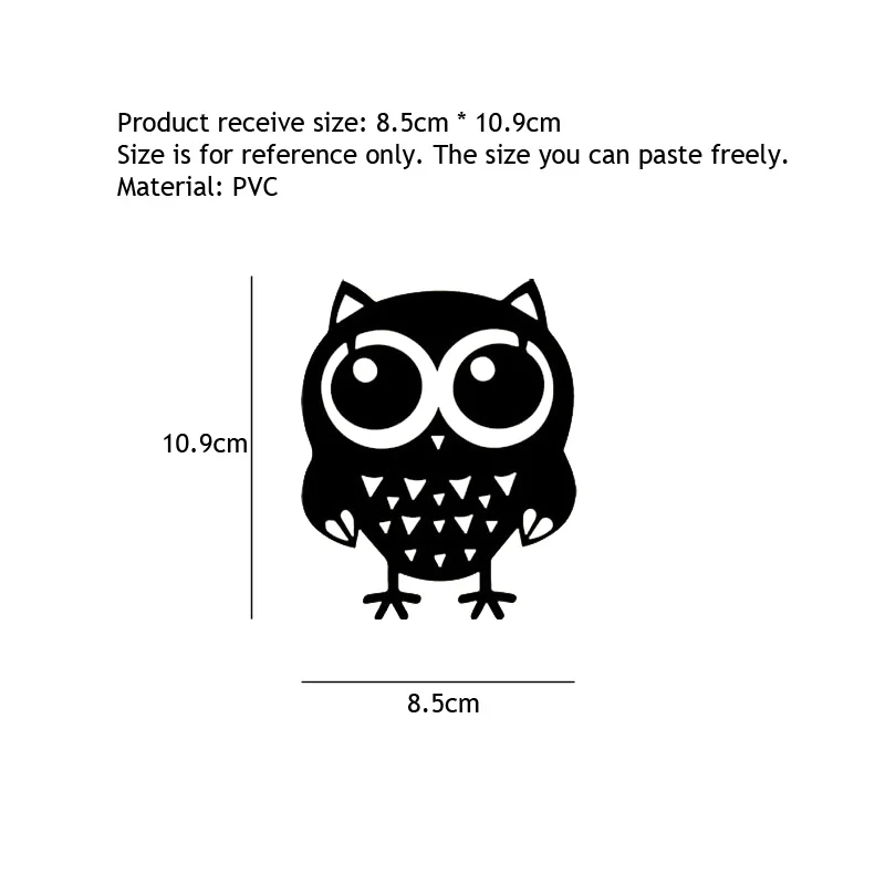 Cartoon Little Bird And Owl Switch/Wall Sticker Decals Lovely Decoration Removable Vinyl Kids Rooms Decorative Stickers