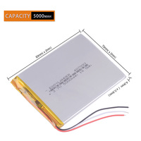 3Lines 407093 3.7V 5000mAh tablet battery with Protection Board For tablet Wexler tab 7ID  navigator prestige