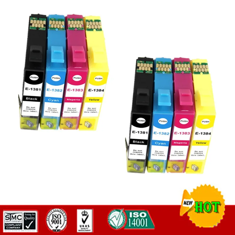 Compatible ink cartridge for T1381 T1381- T1384 suit for Epson TX235W TX420W TX430W WF-60/320/325/525 ,TX320F/TX325F  etc