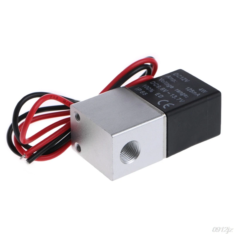 

DC12V 2-Way 2-Position Normally Closed Small Electric Solenoid Valve Air Pneumatic Valve Replacement for Water Air Gas Dropship