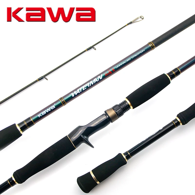 

Kawa Fishing Rod WATER MAN-C702H, 2.1M, High Carbon H Action Rod 2 Sections, 10-40g Lures Snakehead Fishing Rod, free shipping,