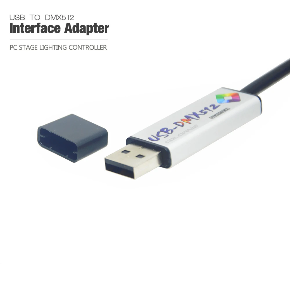DHL 20 Pçs/lote USB DMX512 Controller LED Stage Light Computer Dimmer Função forte com operação simples USB DMX Controller