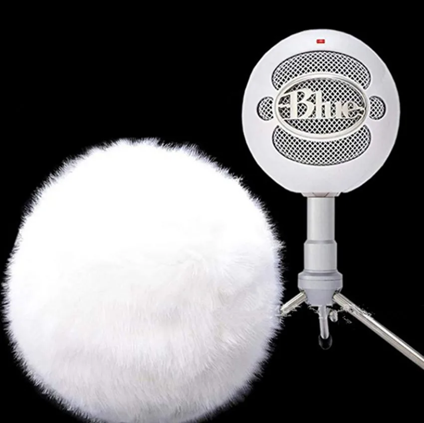 Dead cat-الزجاج الأمامي وكرة الثلج الزرقاء ، واقي الزجاج الأمامي ، وميكروفون ، وحماية الزجاج الأمامي وكرة الثلج الزرقاء