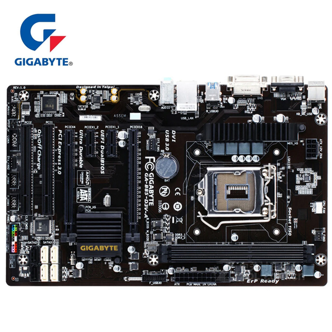 

Gigabyte GA-B85-D3V-A Original Motherboard USB3.0 DDR3 16G B85 B85-D3V-A Desktop Main board SATA 3 Systemboard LGA 1150 Used