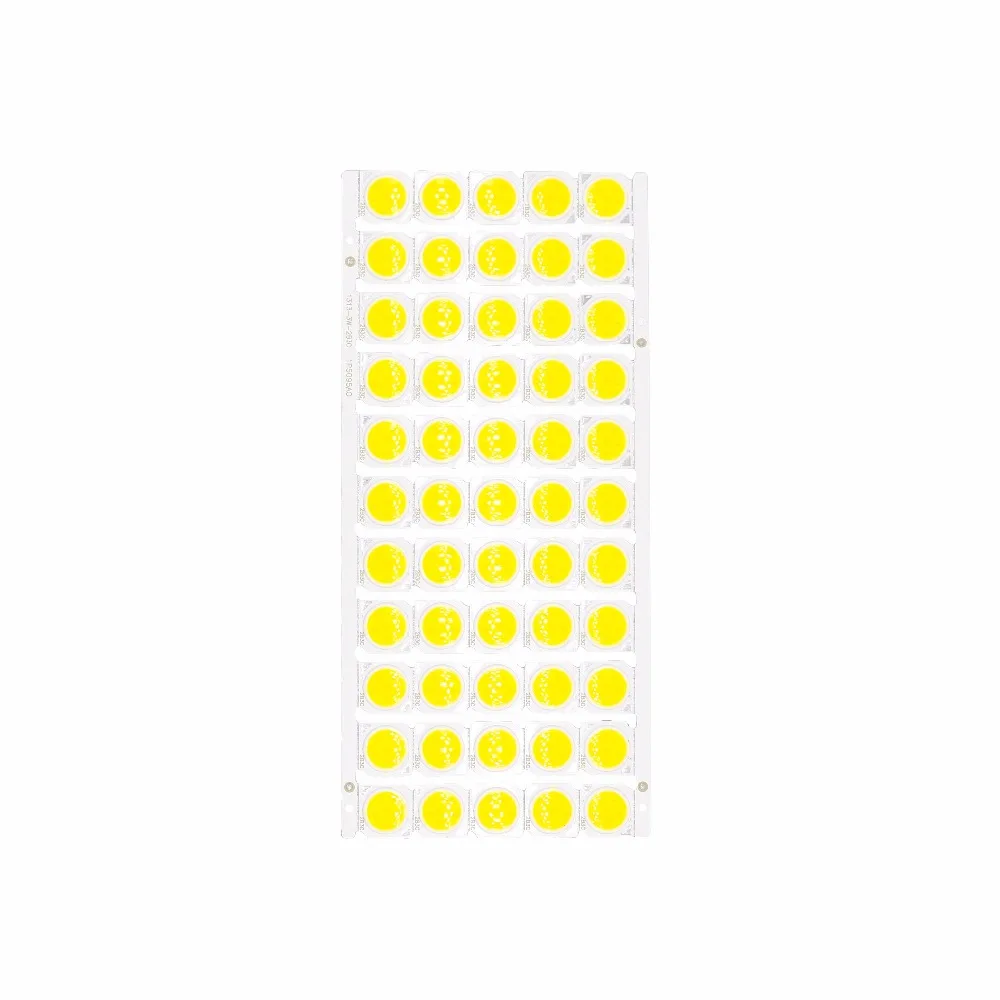 55pcs a lot 3W 5W 7W 10W LED COB lampadina a bordo 13*13mm ad alta potenza LED Chip Light Lamp Spotlight lampade da incasso