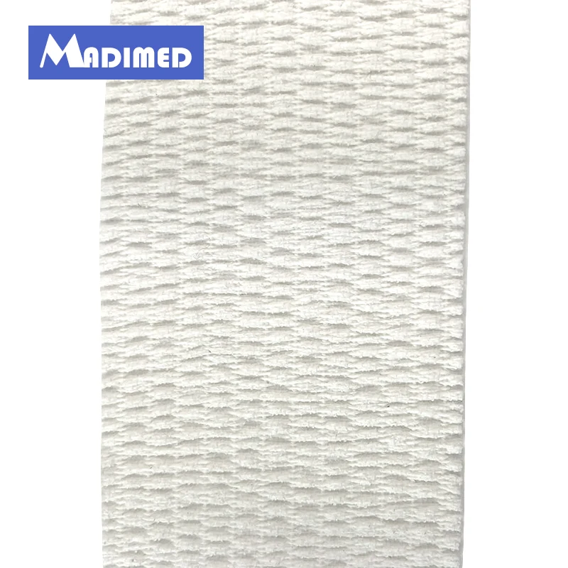 MADIMED 4Rolls/Lot 2.5cmx6.9m Cotton Elastic Adhesive Bandage Lightplast Light Weight Stretch Tape Light EAB Finger Tape