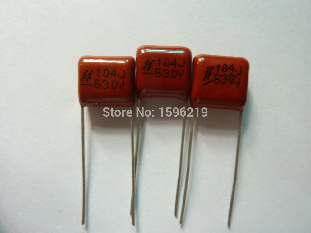 10Pcs CBB 104 630V 104J CBB21 0.1UF 100nF P10 Metallized Polypropylene Film Capacitor