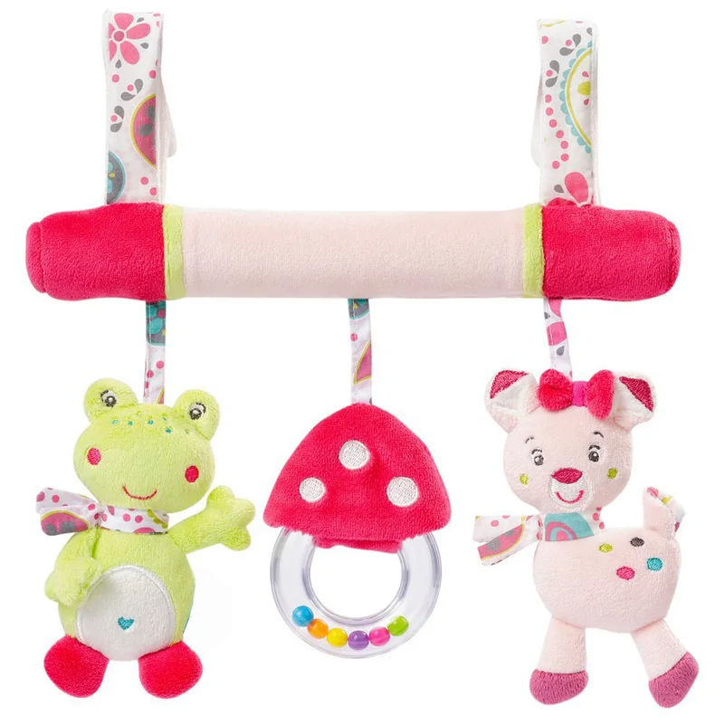 Jjovce baby autositze hängen toys jungen mädchen weichem plüsch elefant baby sensorische entwicklung spielzeug puppen kinderwagen zubehör