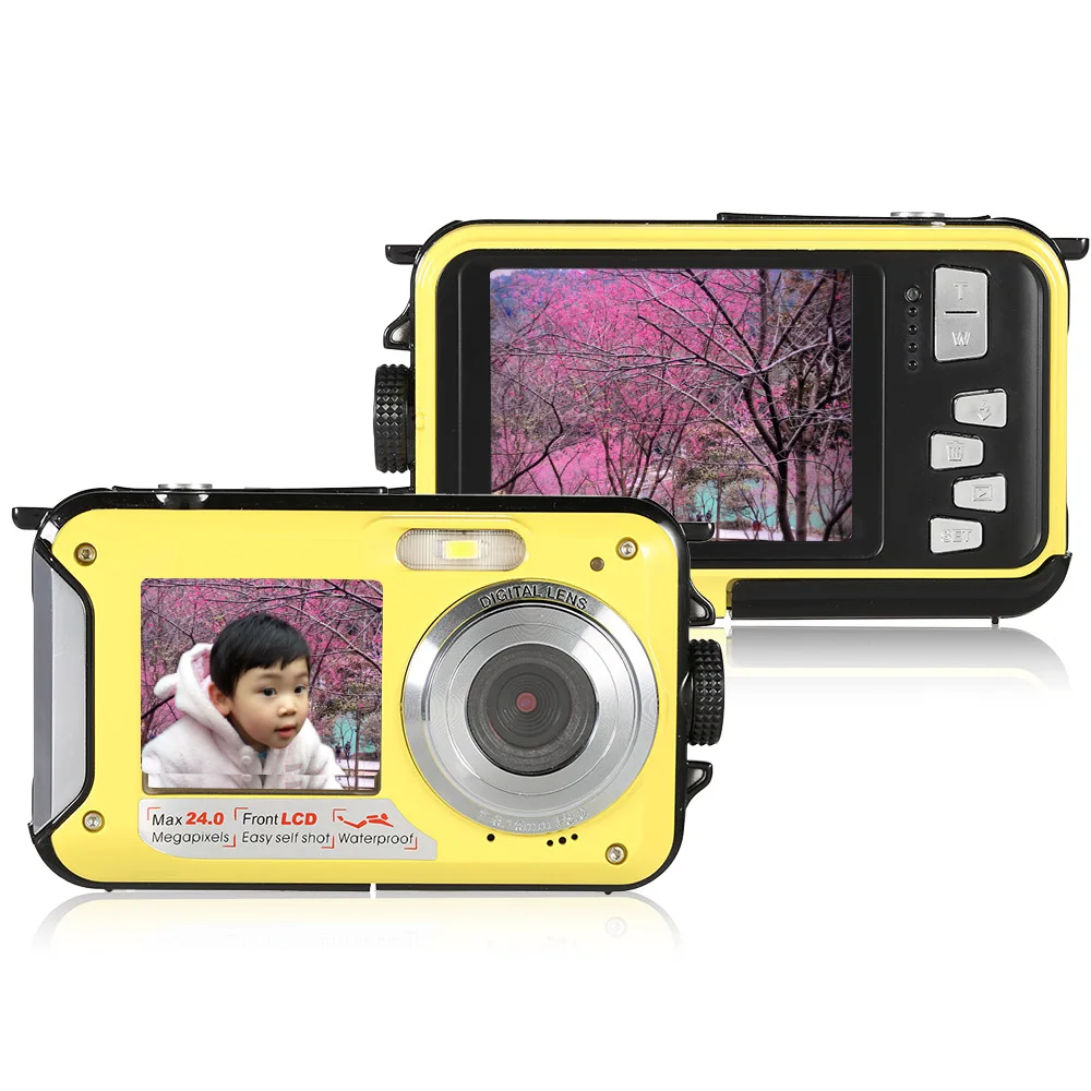 high quality DC-16 waterproof digital camera 16x digital zoom max 24mp compact camera