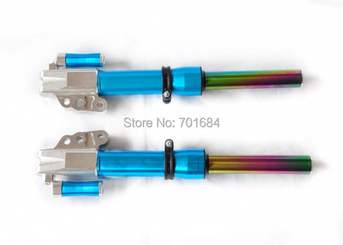 HOT One Pair Universal Motorcycle Air Gas Shock Absorber Suspension 430mm Blue 2 Pcs[JW371]