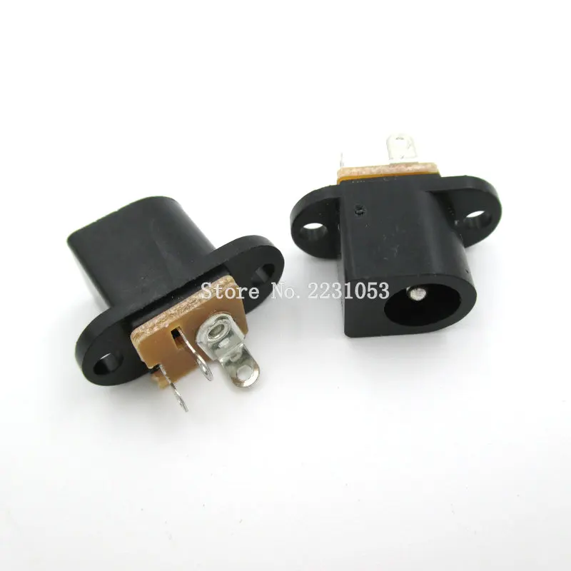 10PCS/LOT 5.5mm*2.1mm DC Power Female Plug Jack DC017 Adapter Connector Plug DC-017 5.5*2.1