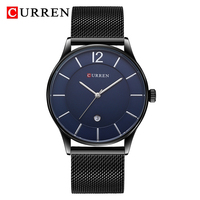 Men Watch CURREN Ultra-thin Mens Watches Luxury Stainless Steel Quartz Wrist Watch Men Sport Waterproof Watch relogio masculino