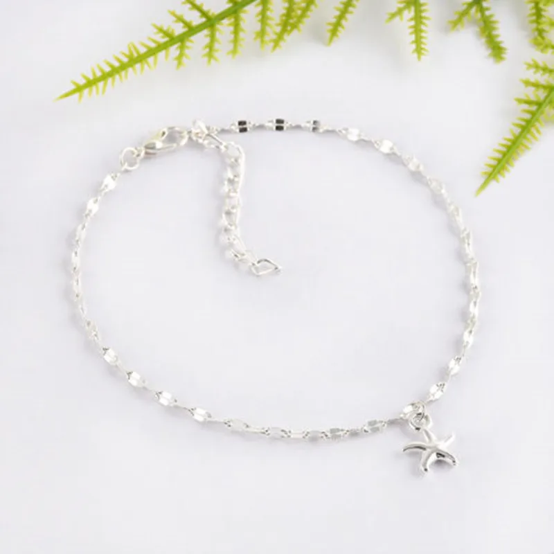 ZN 2021 New Fashion Women  Starfish Ankles Chain Anklet Bracelet Foot Jewelry