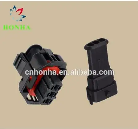 5sets/lot 3 Pin/Way Female And Male Axial Pressure Timing Sensor Inlet Pressure Plug Car Connector Socket Housing For Bosch