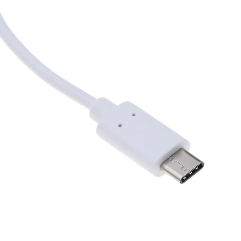 Kebidu الساخن 3 منافذ نوع C إلى USB HUB دعم إيثرنت LAN RJ45 مهائي كابلات بطاقة الشبكة USB 2.0 نقل البيانات محول
