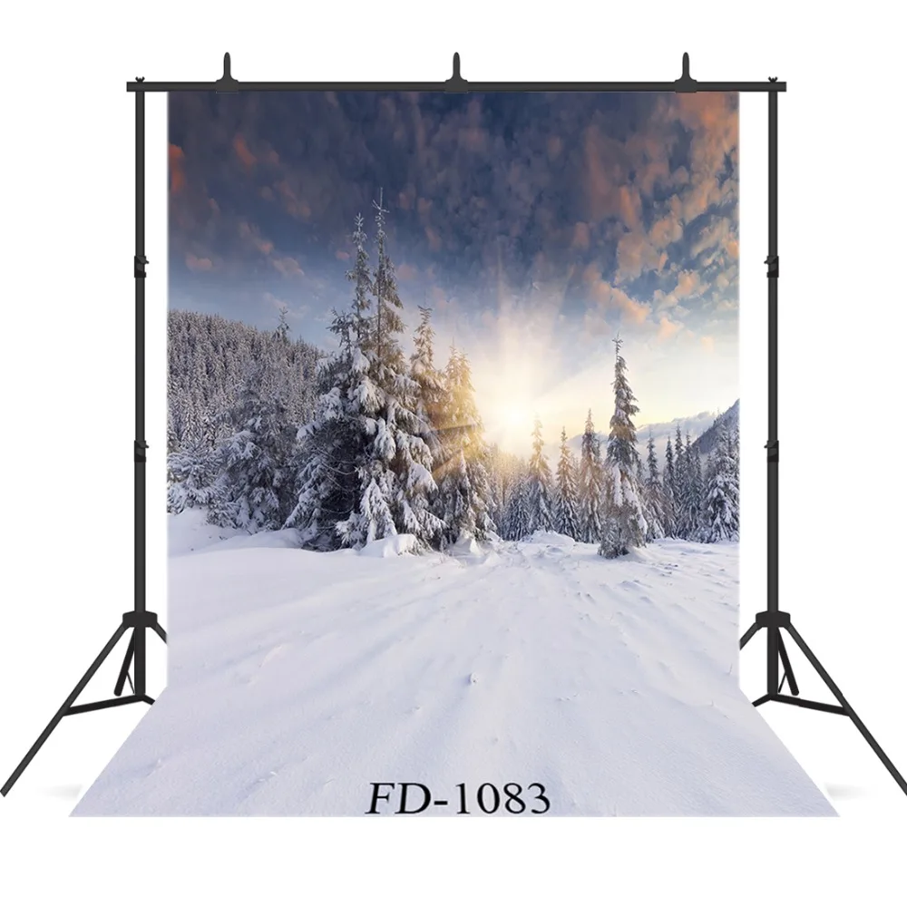 

Snowy Woods Sunlight Photography Backdrop for Photograph Accessories Photo Background Children kids Baby Photophone