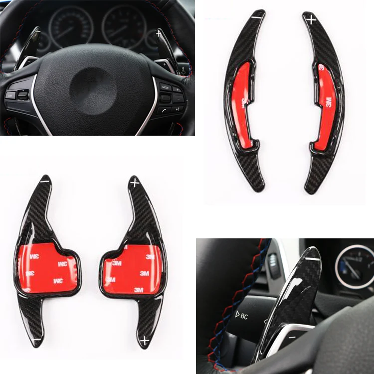 

TTCR-II Car Modified Accessory Carbon Fiber Paddle Shifters for BMW M2 M3 M4 M5 M6 X5M X6M X1 X4 Z4 / 2 3 4 5 6 7 series Sticker