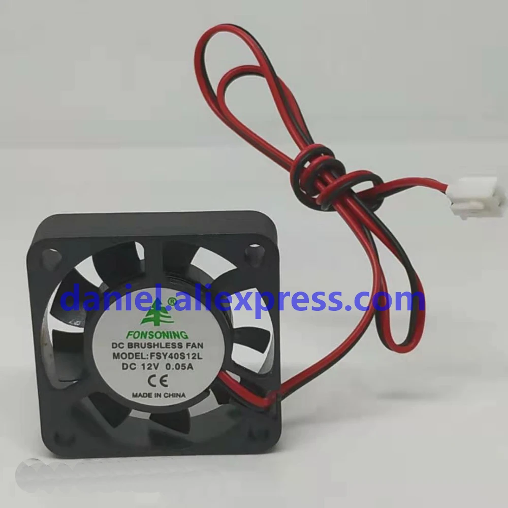 

FONSONING FSY40S12L DC12V 0.05A 40x40x10MM 4CM for DVR Mute cooling fan