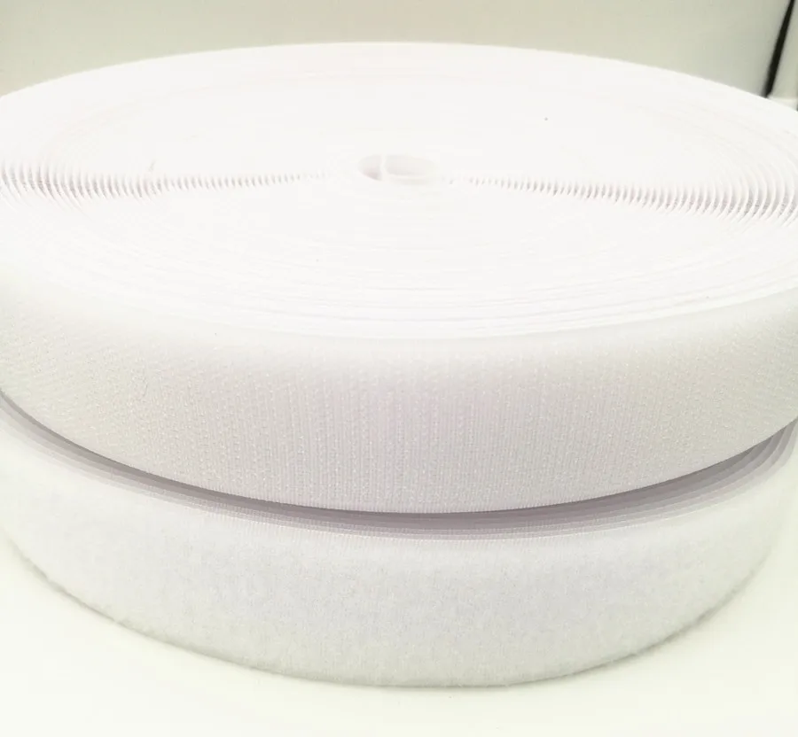 1.2''(3cm)Width x 27yards .Sew-on fastening Tape, Sewing hook and loop ,Garment ,shoe's ,bag's acceories. white