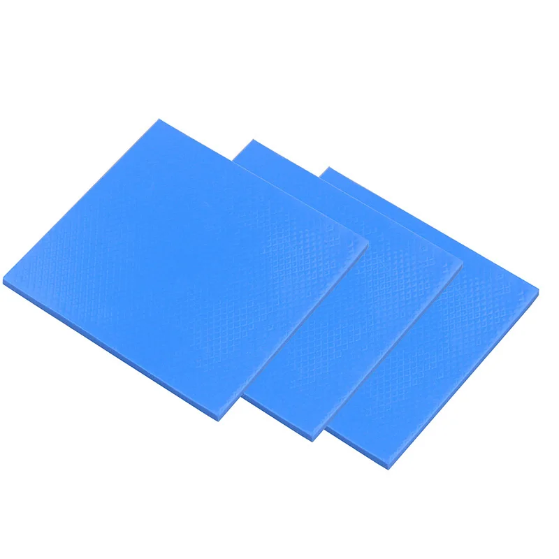 3Pcs 100x100mm Thermal Pad 0.5/1/1.5/2/2.5/3/4/5mm thickness Thermal Conductive Silicone Pad For Computer Laptop IC GPU VGA Card