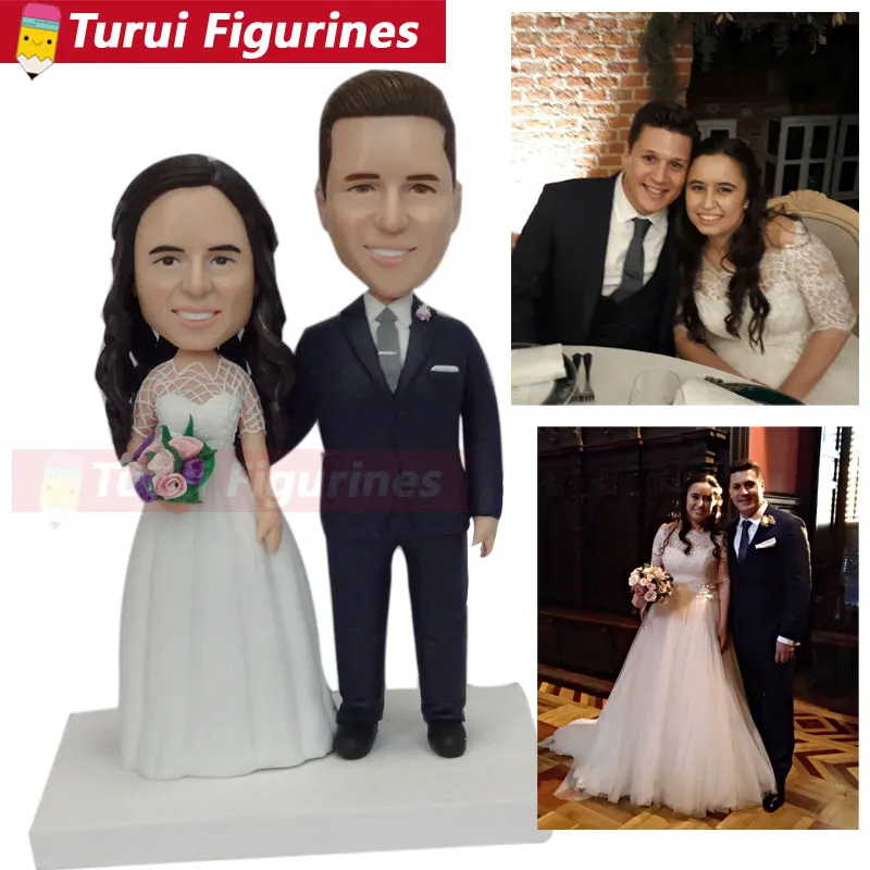 best happy wedding anniversary precious moment gifts ideas custom bobblehead figurines bobble head bride and groom dolls