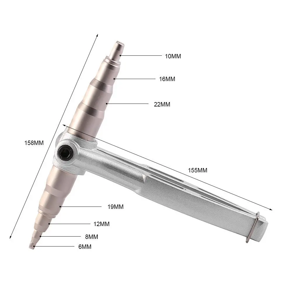 Koperen Pijp Buis Expander Hand Uitbreiding Tool Universele Hand Koeling Gereedschap Koperen Pijp Swaging Hulpmiddel Buis Expander 6-22mm